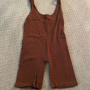 brown romper
